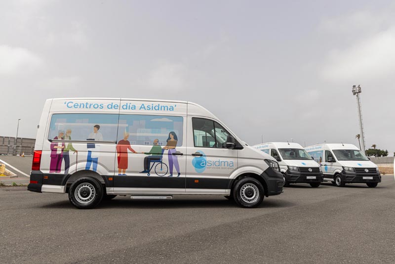 Furgones adaptados PMR para ASIDMA (grupo ICOT)